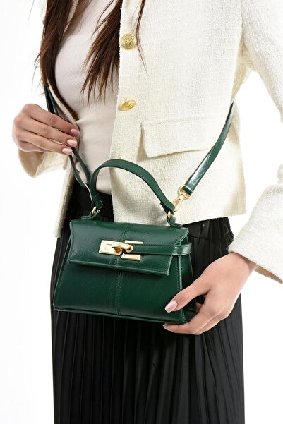 mèche atelier since 2024 Viola Kadın El Ve Omuz Çantası Yeşil