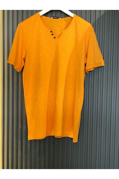 UOMOPARK 2135 Pear Collar Short Sleeve T-shirt