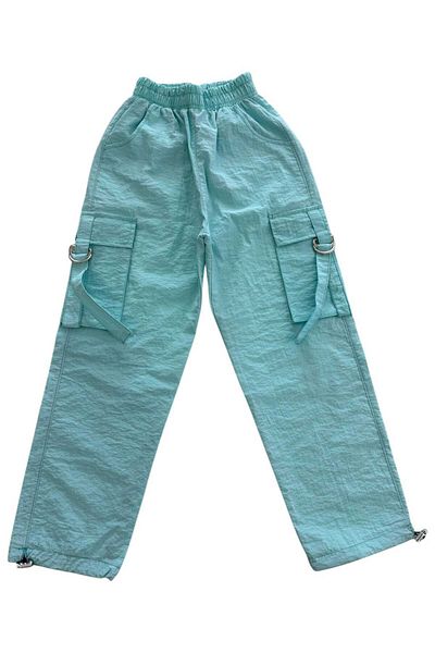 Kamex Cargo Pocket School Girl's Parachute Pants