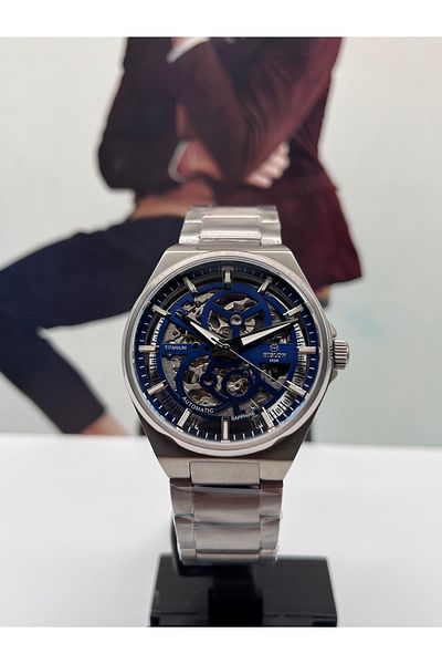 Hislon Titanium Automatic Men's Wristwatch 5 Atm Waterproof with 3 Years Warranty