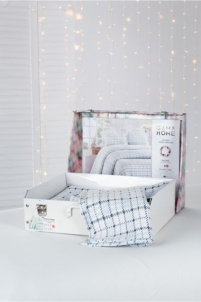 GAMA HOME Jacquard Double Bed Cover / with Special Design Bag / with Different Color and Pattern Options