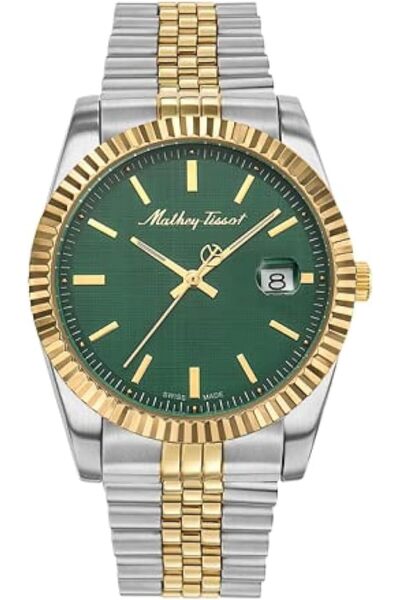 Mathey-Tissot ساعة رجالية أنالوج بمينا أسود