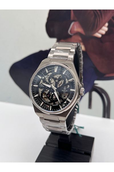 Hislon Titanium Automatic Men's Wristwatch 5 Atm Waterproof with 3 Years Warranty