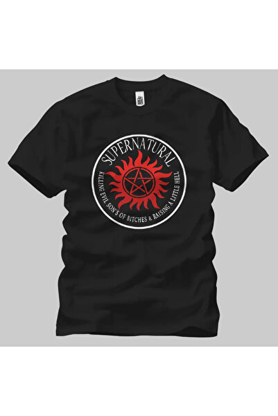 Built By Crazy Unisex majica sa Supernatural logotipom