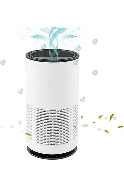 fulina Mini Portable Humidifier, USB Charging, Desktop Air Purifier, Suitable for Home Bedroom Office,White