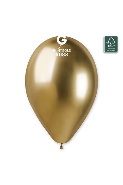Gemar Balloon Chrome 13" 50Pcs Gold Gemar