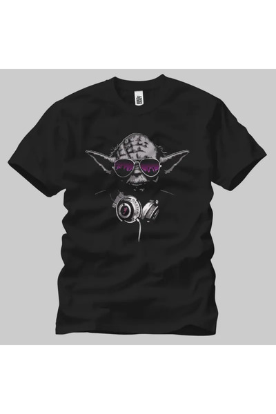 Built By Crazy Tricou unisex Star Wars: Yoda DJ