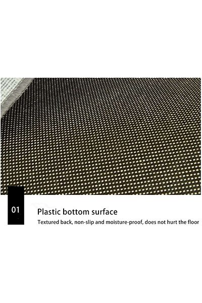COOYA Rectangular Anti-Slip Carpet,Warm Luxurious Modern Printed,140x200cm,for Underfloor Heating