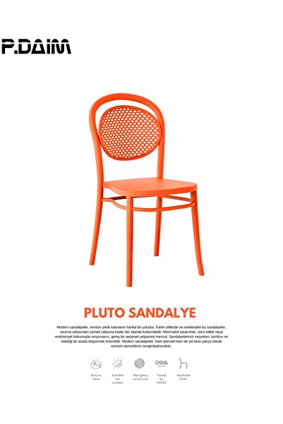 Daim Plastik PLUTO LÜX CAFE & RESTAURANT SANDALYESİ