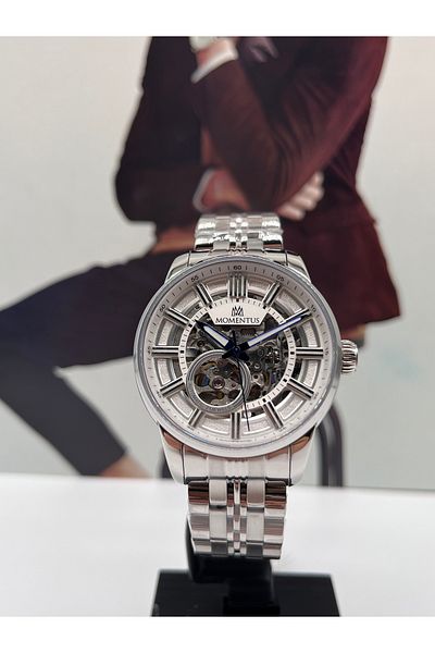 Momentus Skeleton Automatic Mens Wrist Watch 5 Atm Waterproof with 3 Years Warranty
