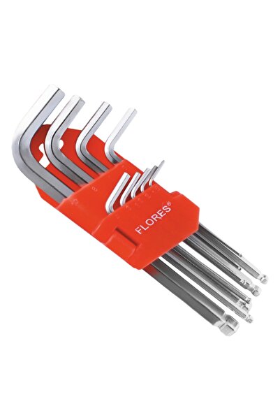 flores Imbus cromat rotund, 120 mm, 9 buc / set