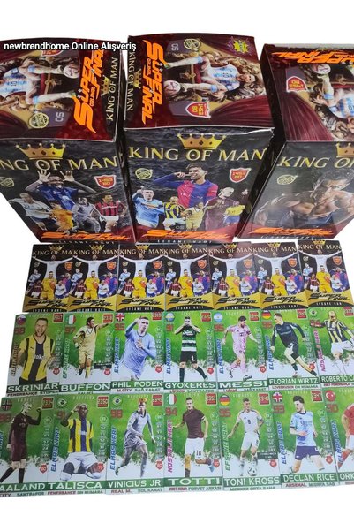 Emrah Gültekin Zidao King of Man Super Final 25 Gelatin 100 Football Player Card Gift Toy and Candy Package
