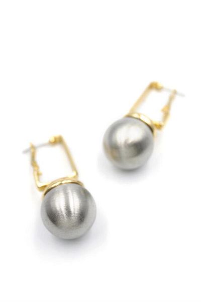 Royaleks Ball Earrings - Silver
