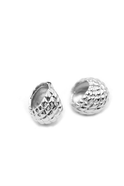 MR RZN STORE Ball Earrings - Silver
