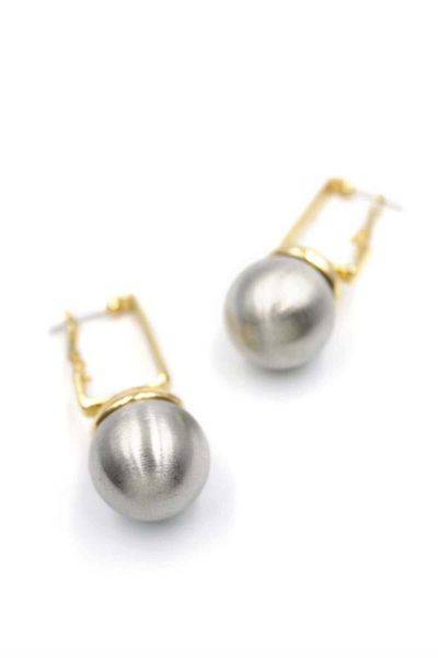 Royaleks Ball Earrings - Silver