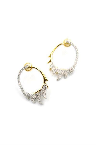 Royaleks Jewelled Earrings - Gold