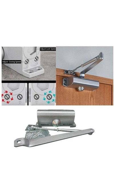 NAKATA Japanese Door Closer Silver 512