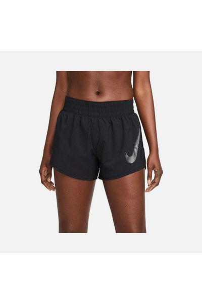 Nike One Dri Fit Swoosh Hbr Women Sports Shorts Women's Black Sports Shorts Fb4928