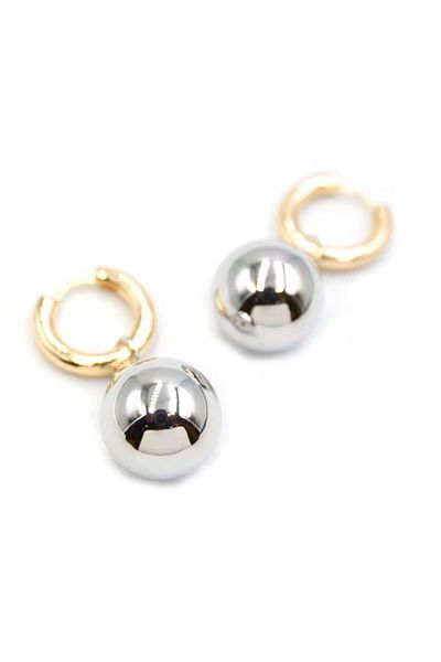Royaleks Ball Earrings - Silver