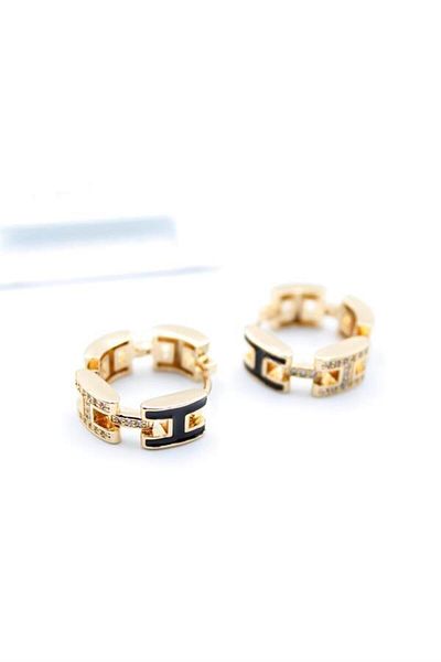 MR RZN STORE RL Hoop Earrings - Gold