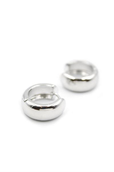 Royaleks Hoop Earrings - Silver