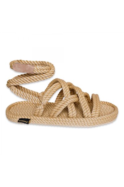 Nomadic Republic Roman Rubber Sole Rope Beige Women's Sandals