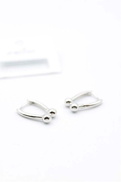 Royaleks Tf Chain Earrings - Silver