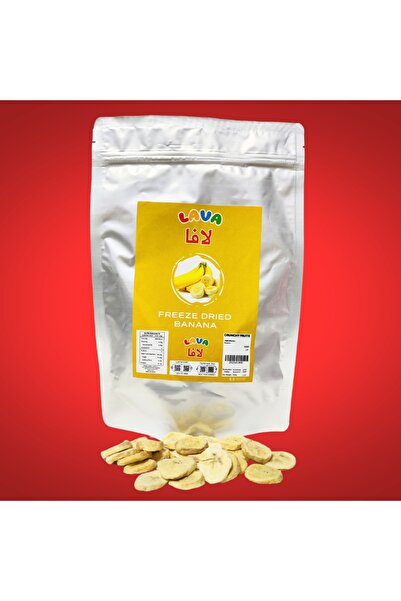 Lava Roastery شرائح موز مجففة بالتجميد فاخرة - 100 غرام وجبة خفيفة حلوة غنية بالطاقة