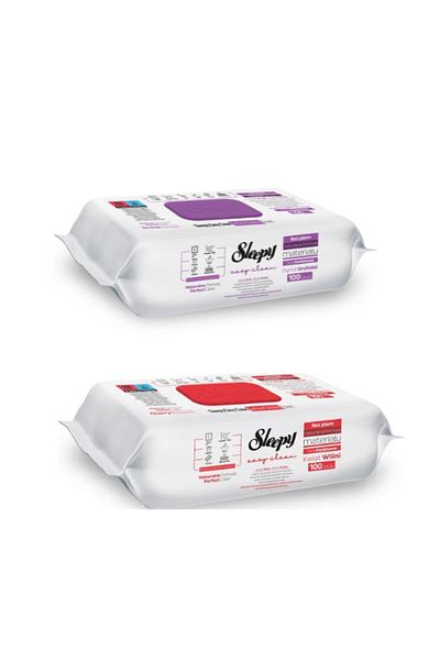 Sleepy Sleepy Easy Clean multi-surface wet wipes, 2x 100, 200 pcs
