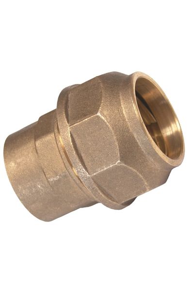 flores Bronze quick coupling, 1"1/4, Nut + Thread