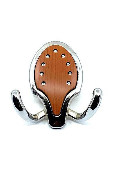 flores Small coat rack, made of metal with plastic OZS, No. 3033, mahogany