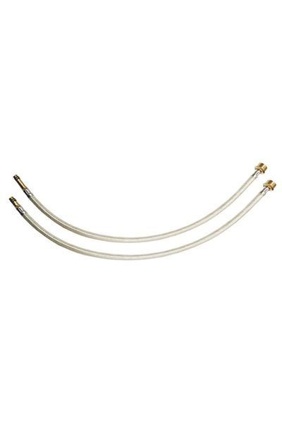 flores Water connection for battery, insulated, 1/2, 400 mm, Fe, 2 pcs / set