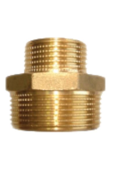 flores Bronze reducing nipple, 3/4" x 1/2"