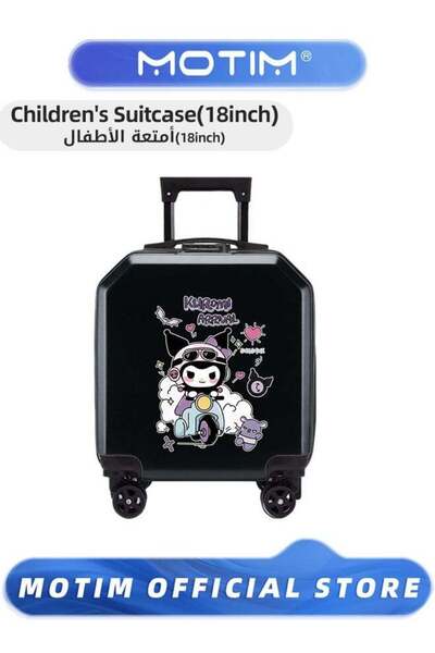 MOTIM Kid's Luggage Travel Luggage Carry-On Luggage with Spinning Wheels Cart...
