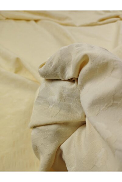 Kumaş Parça Крем кольору бавовняна синтетична тканина (ширина 160 см x довжин...