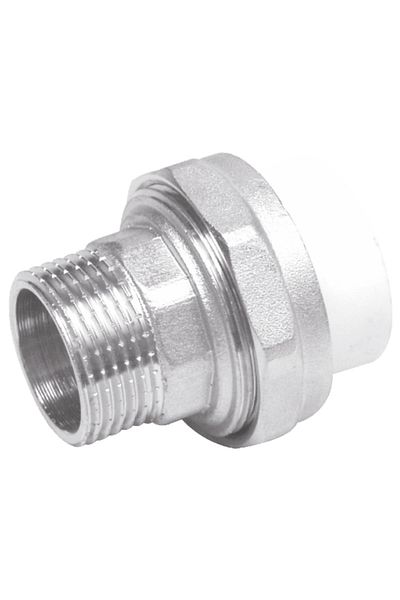 flores Rosette with union nut for PPR, 25 mm x 3/4, Fe