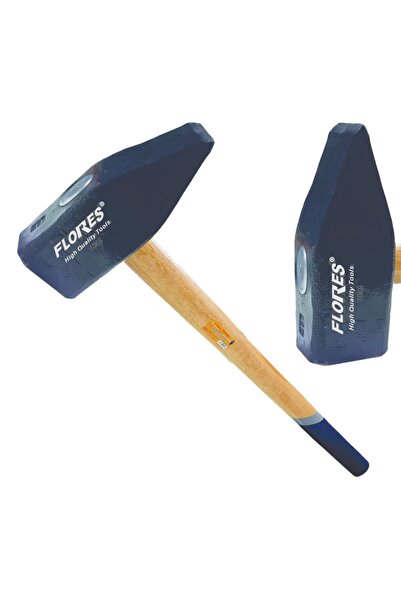 flores Βαριοπούλα με ξύλινη λαβή, 3 κιλά