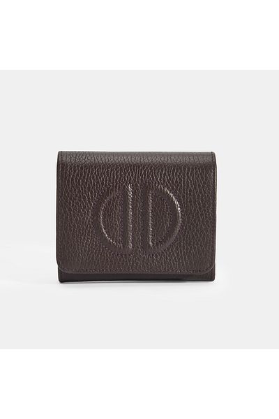 Desa Women's Dark Brown Leather Wallet