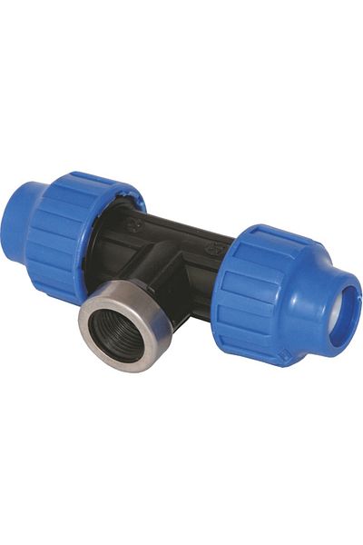 flores PHD Water Tee, 25 mm x 3/4" Nut + Thread