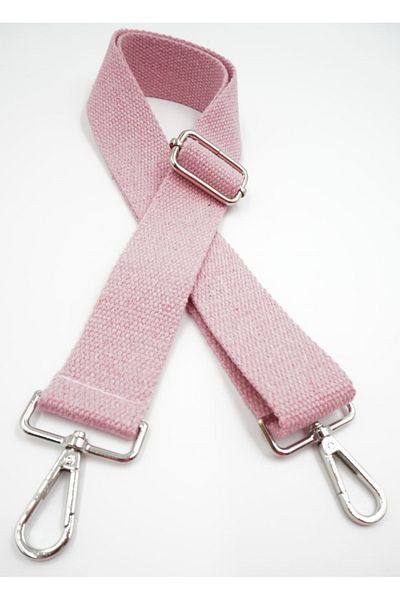 fluffy Mute Bag Pink Pink Adjustable Bag Handle Pink (Cotton) 110 cm W:4 cm