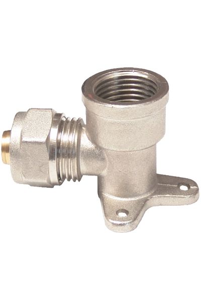 flores Elbow with foot for pexal pipe, 3/4 Nut x 3/4 Fi