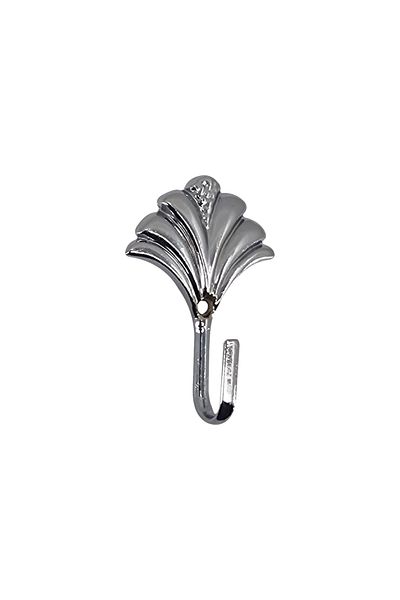 flores Cuier mic, din metal, cu floare, OZS-3035, crom, 60 x 85 mm