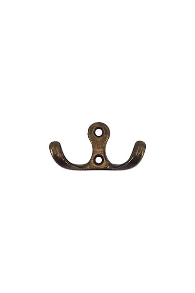 flores Cuier mic, din metal, cu model, OZS-3039, galben-antic, 55 x 30 mm