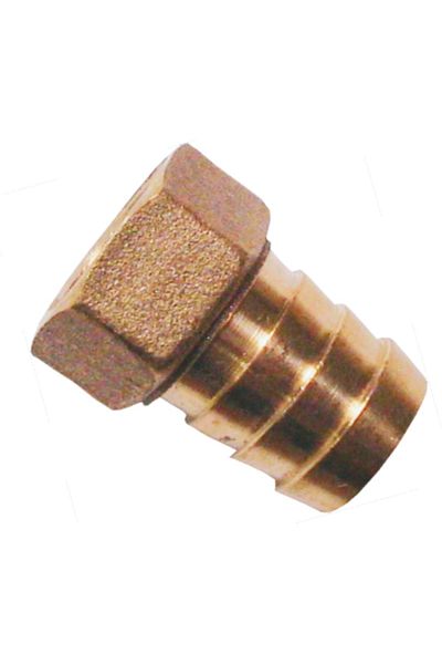 flores Bronze nipple for water pump, 1/2" x 10 mm, Fi