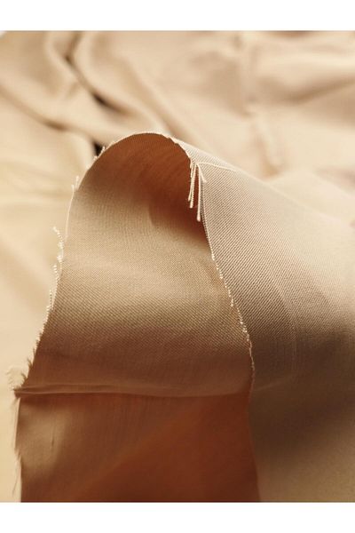 Kumaş Parça 88% Modal 12% Synthetic Milk Brown Color Woven (Width 140 cm X Length 300 cm)