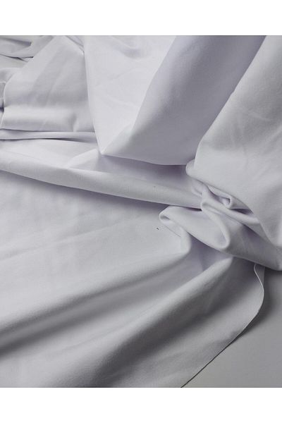 Kumaş Parça Μαλακό πλεκτό Interlock σε λευκό χρώμα (Πλάτος 150 cm x Μήκος 240 cm)