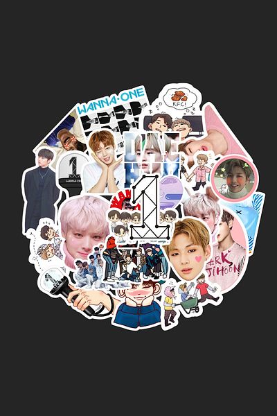 dadi ramba Wanna One Sticker Pack -Bullet Journal - Agenda -Laptop Sticker Decal