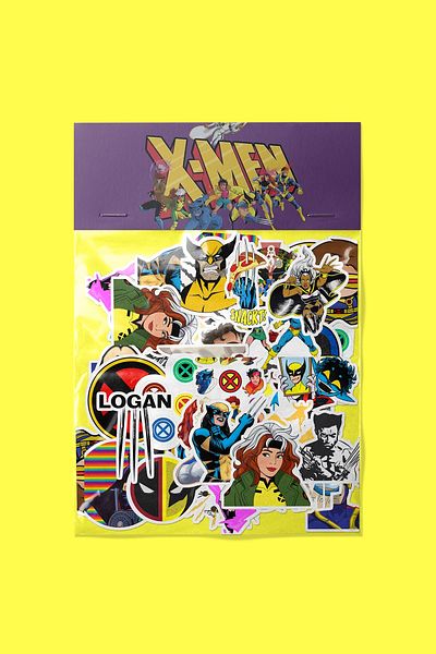 dadi ramba X-Men Sticker Pack -Bullet Journal - Agenda -Laptop Sticker Decal