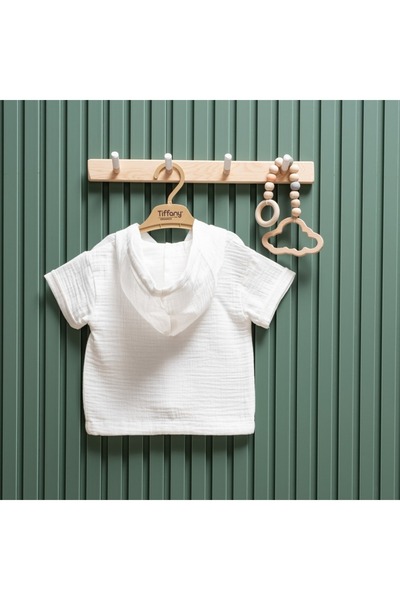 Tiffany Baby Baby Muslin Theme Hooded T-Shirt 26123