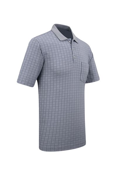 Çizgi Triko Ανδρικό μπλουζάκι Polo Neck Classic Fit με τσέπη - 5117